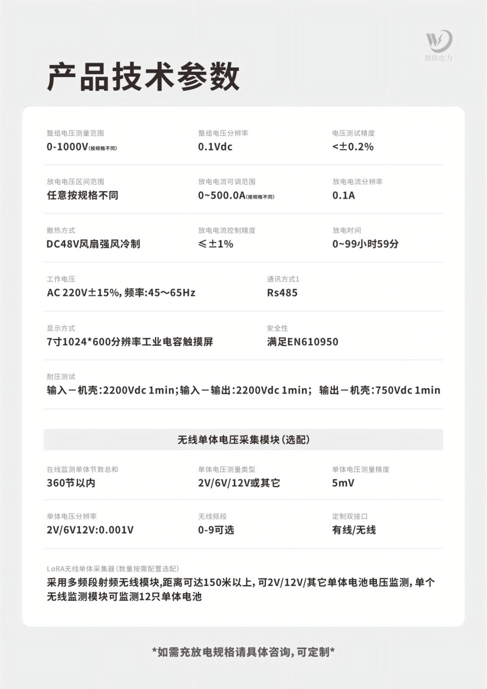 VO2755蓄电池放电监测仪/智能放电测试仪
